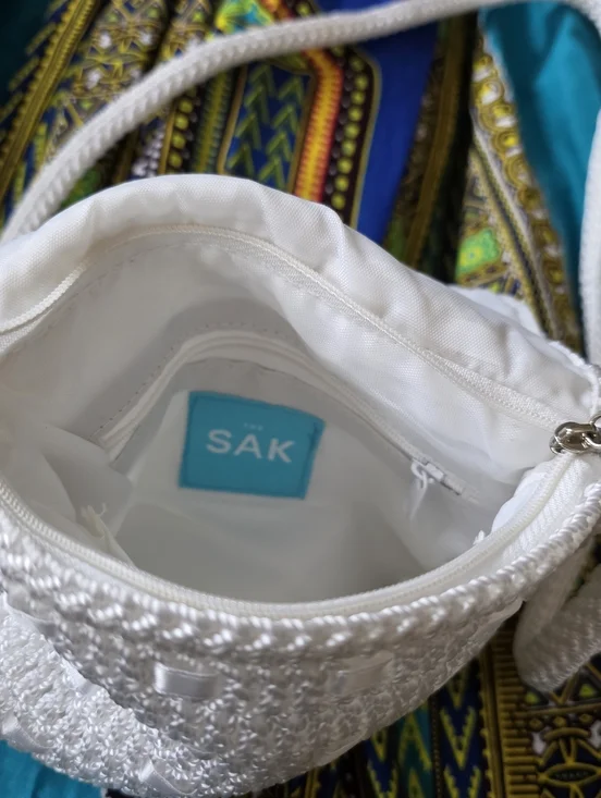 The Sak White Crochet Crossbody with Braided Strap - Picture 4 of 6